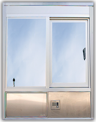 601 Operable Window with Service Drawer